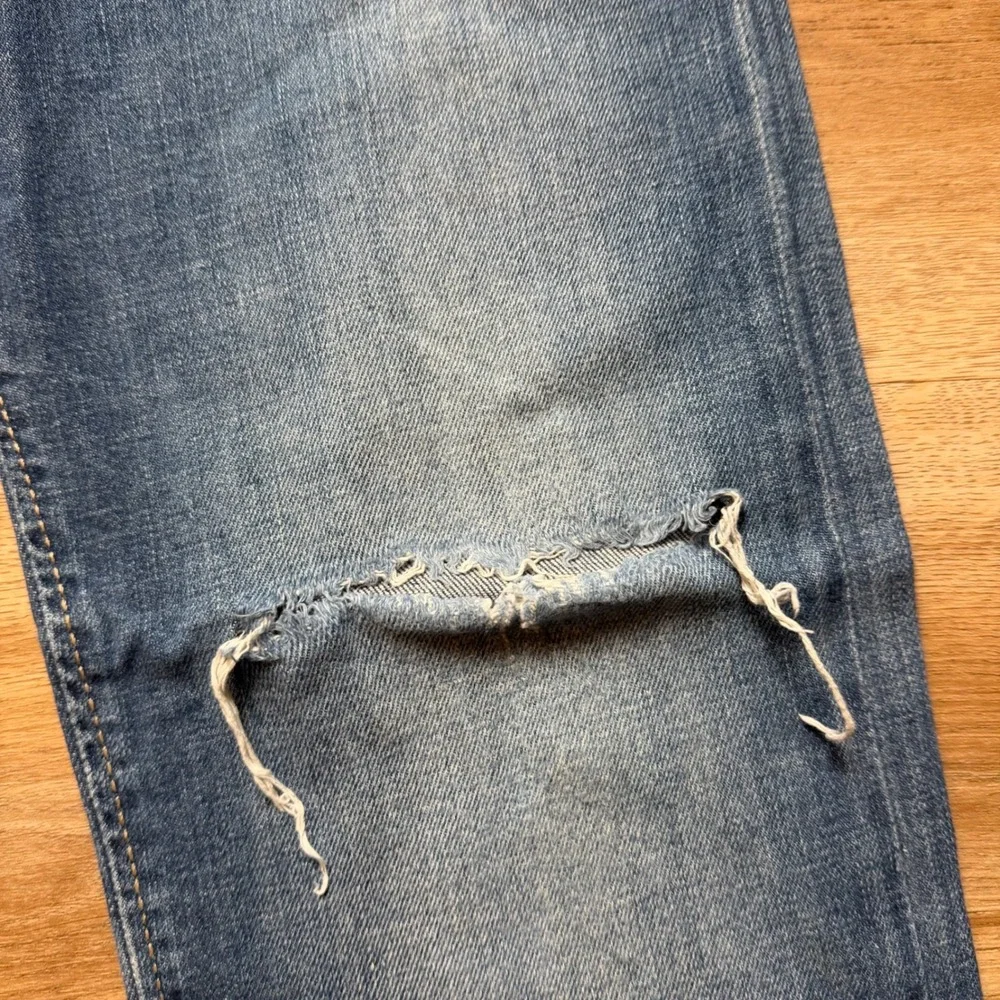 Diesel Buster Jeans Mens 28x32 Blue Slim Tapered Stretch Denim Distressed 084GR